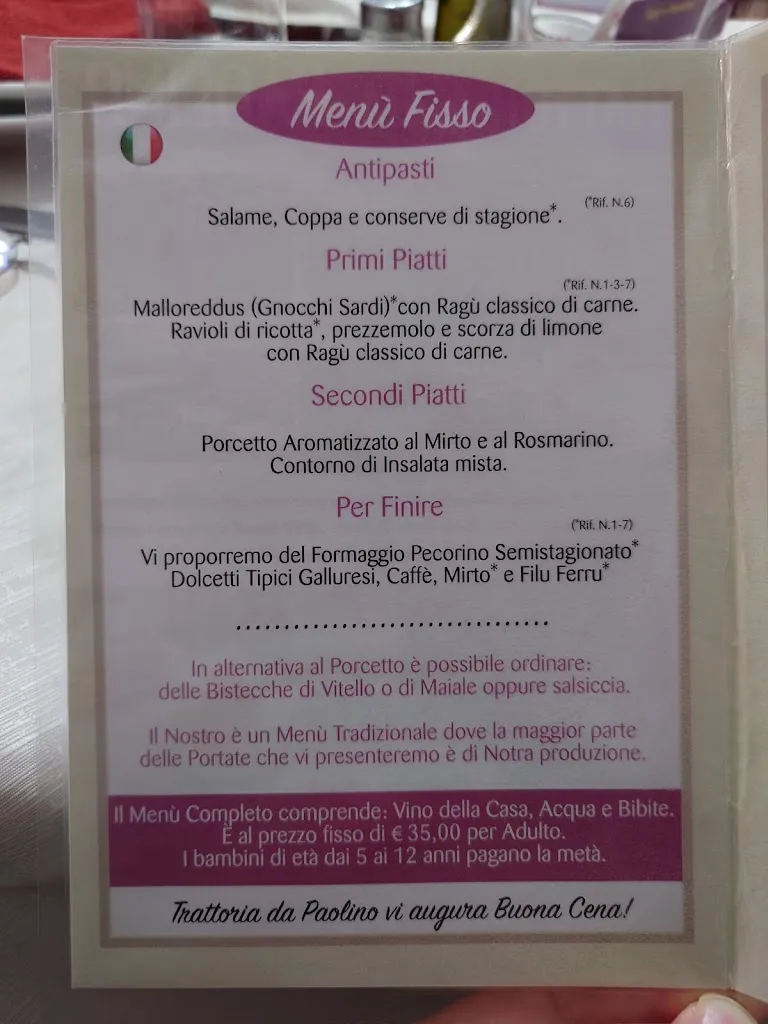 Menu_Trattoria da Paolino_Badesi_image_2