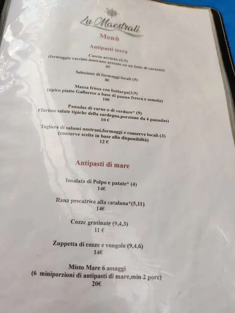 Menu_Lu Maestrali_Badesi_immagine_1