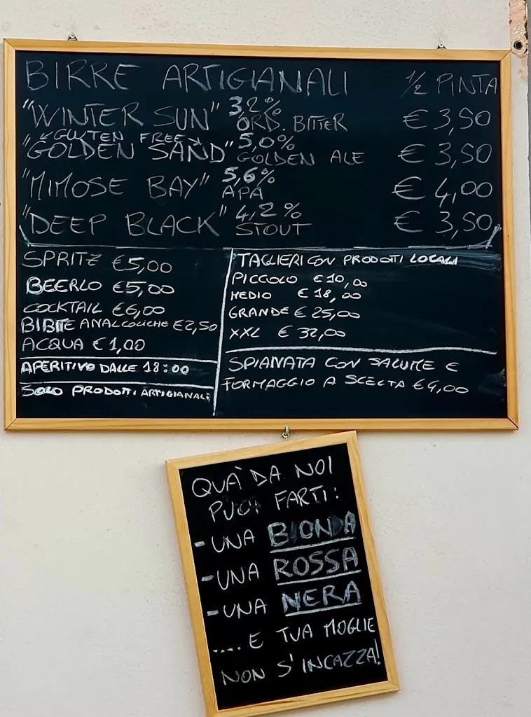 Menu_Sunset Bay Brewery_Badesi_immagine_1