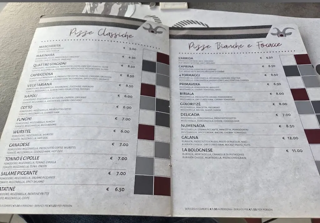 Menu_Bar cafe Ristorante Pizzeria Baunei_Baunei_image_2
