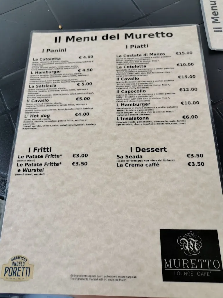 Menu_Muretto Lounge Cafe_Berchidda_image_1