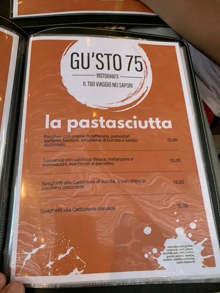 Menu_Ristorante Gusto 75_Bacu Abis_image_1