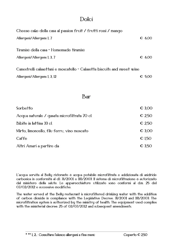 Menu_Belly Ristorante_Bacu Abis_image_2