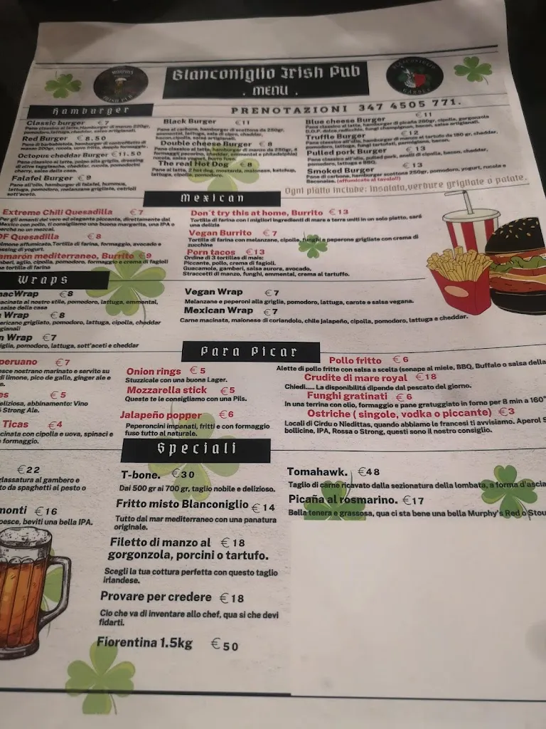 Menu_Blanconiglio Irish Pub_Bacu Abis_image_3