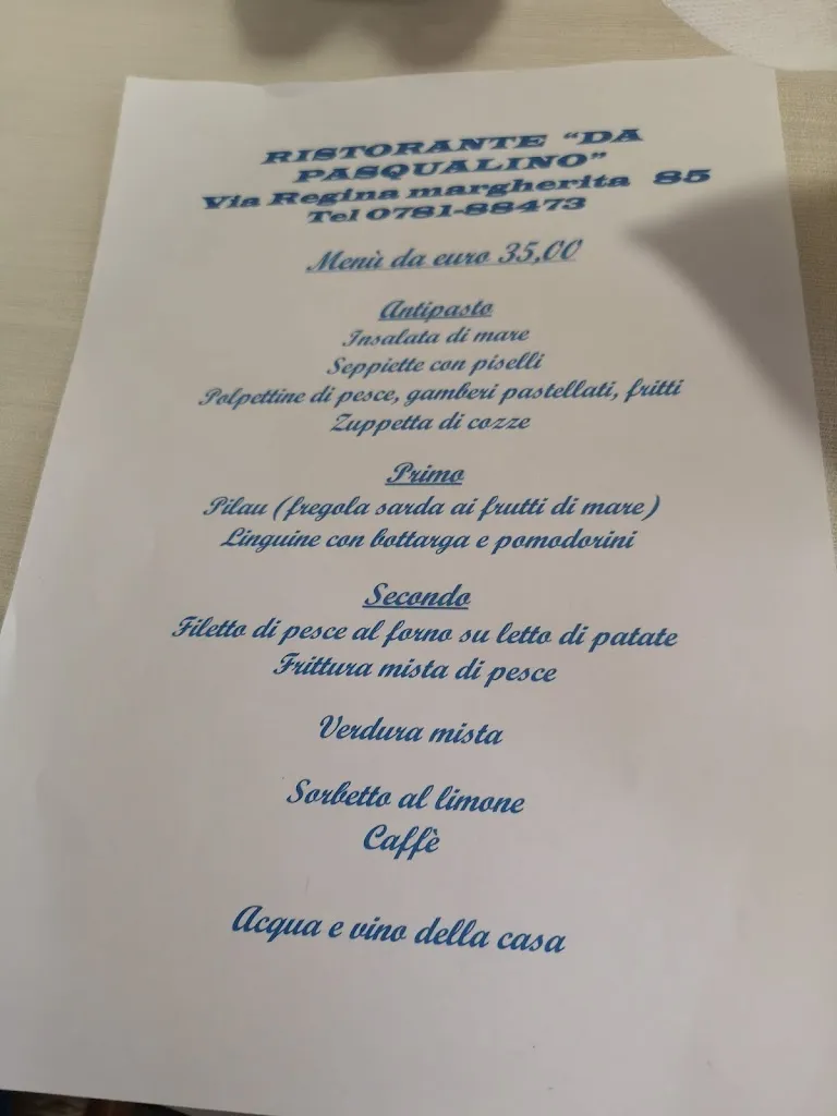 Menu_Ristorante Da Pasqualino_Bacu Abis_image_1