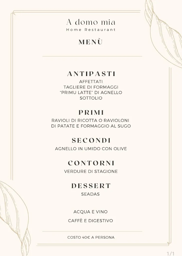 Menu_Home restaurant 