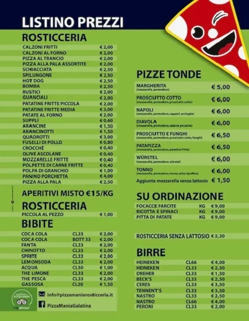 Menu_Pizzamania | Rosticceria & Catering_Galatina_image_1