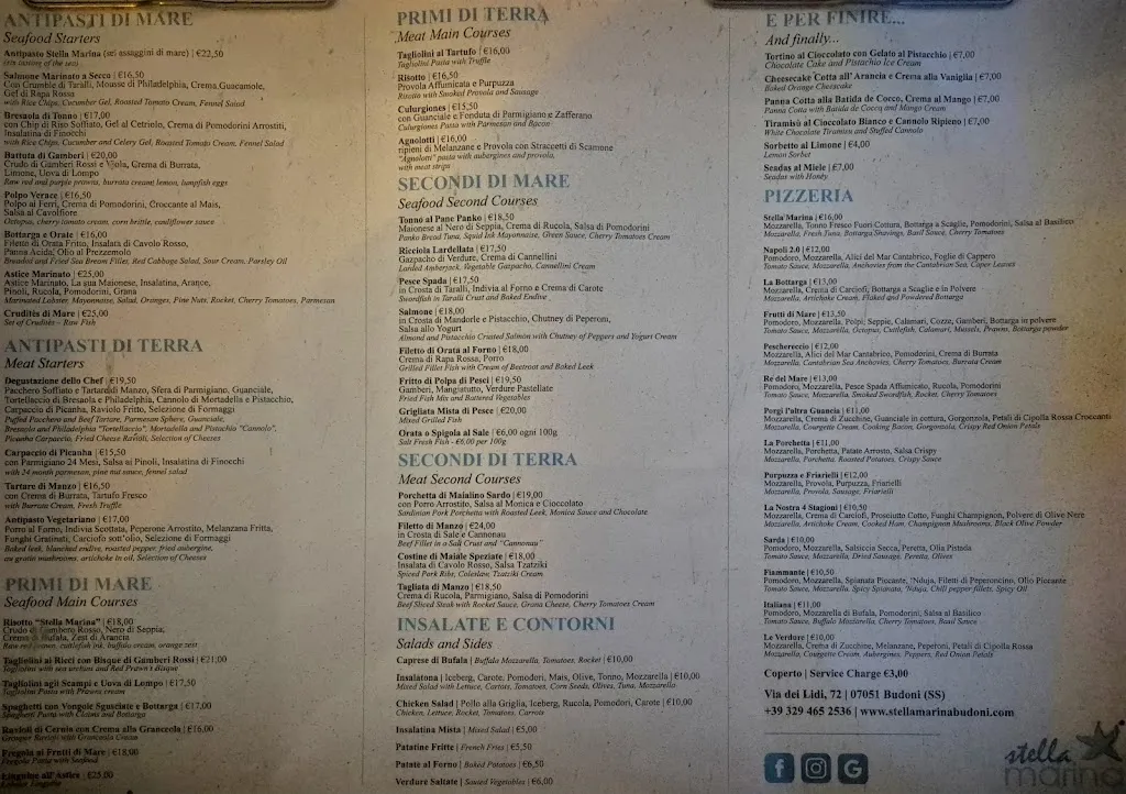 Menu_Stella Marina - Ristorante sulla Spiaggia Budoni_Budoni_image_3