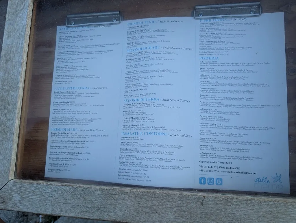 Menu_Stella Marina - Ristorante sulla Spiaggia Budoni_Budoni_image_4