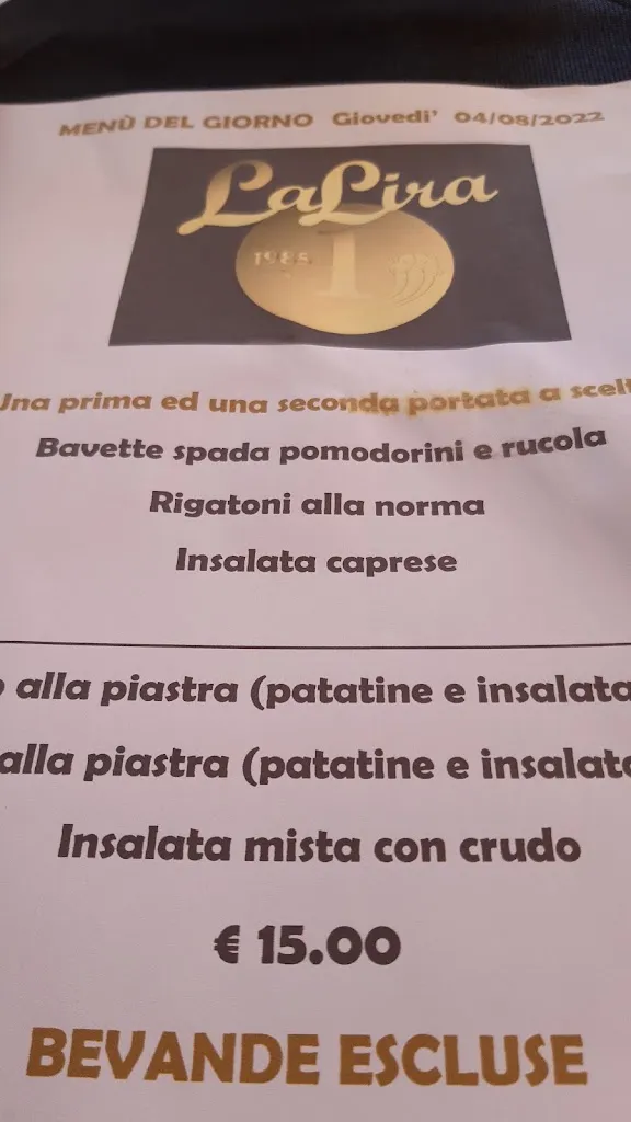 Menu_La Lira Budoni - Trattoria, Paninoteca, Pub, Birreria_Budoni_image_3