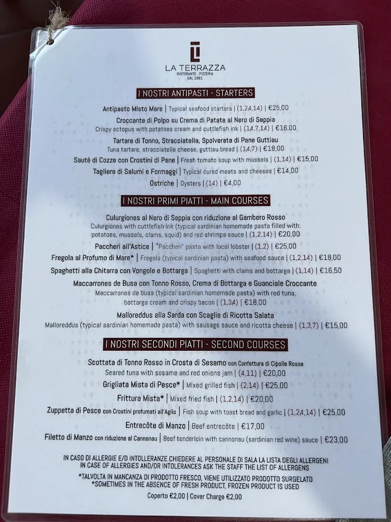 Menu_Ristorante Pizzeria La Terrazza_Budoni_image_1