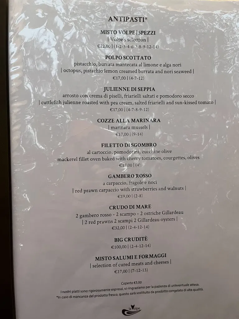 Menu_La Volpe_Budoni_image_1
