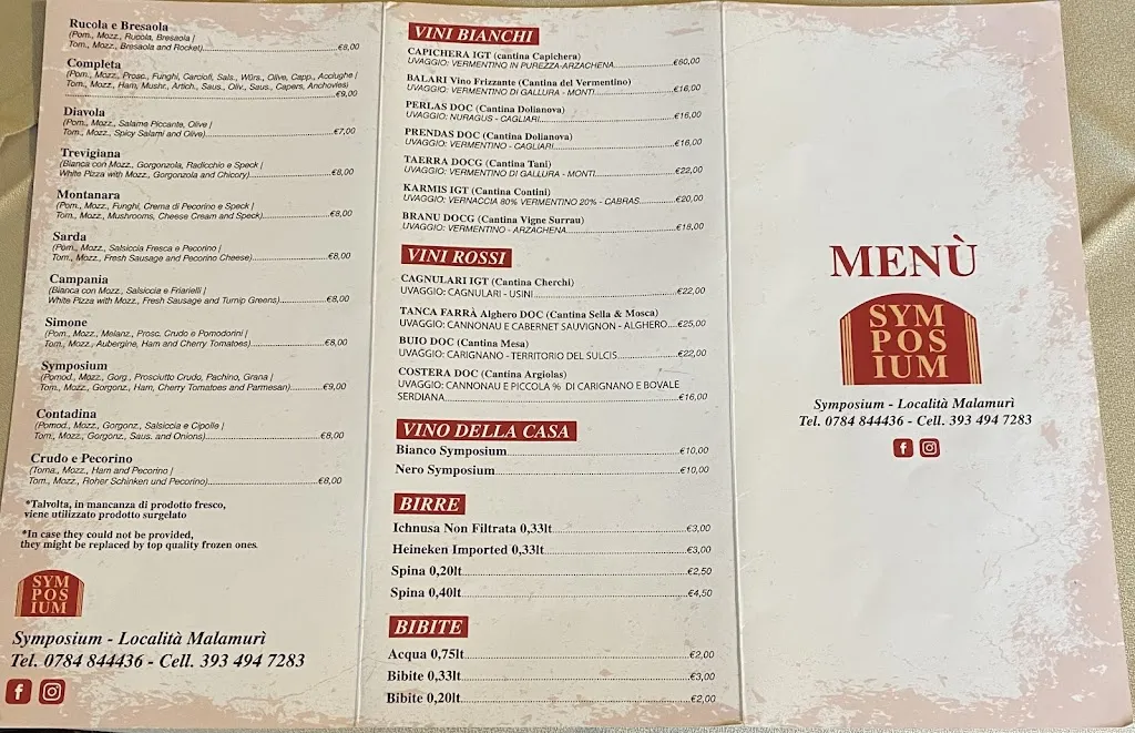 Menu_Ristorante Pizzeria Symposium_Budoni_image_1