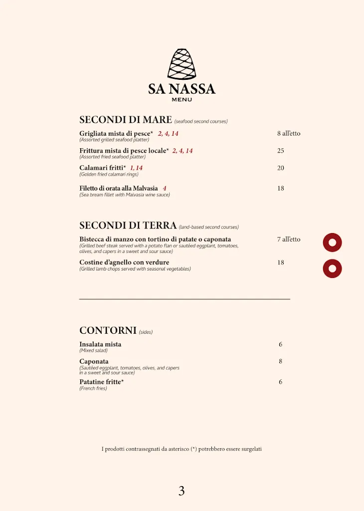 Menu_Trattoria Sa Nassa_Bosa_image_3