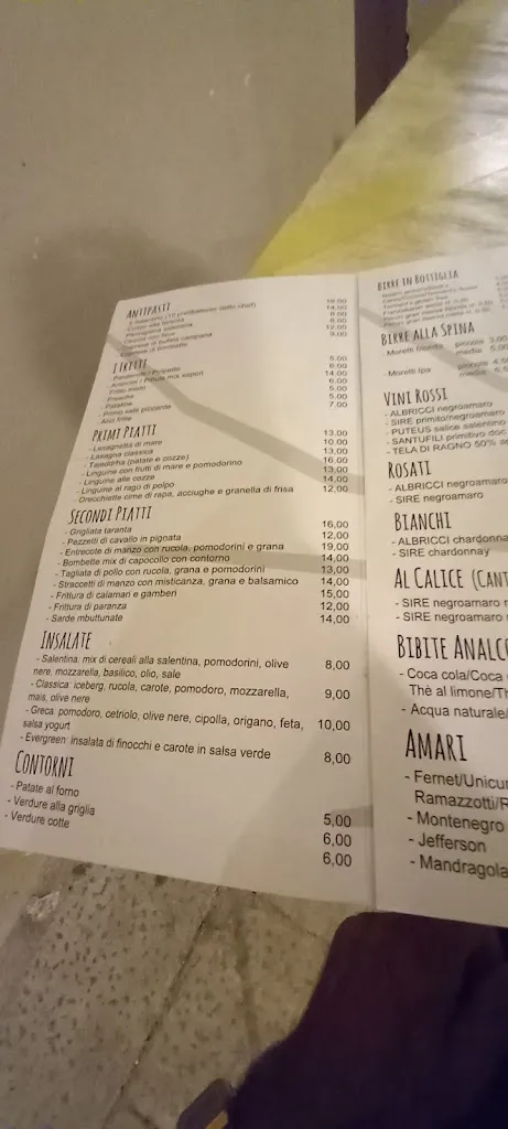 Menu_Il Covo della Taranta_Galatina_image_2