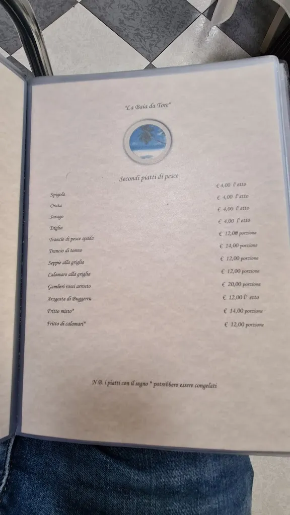 Menu_La Baia da Tore_Buggerru_image_3