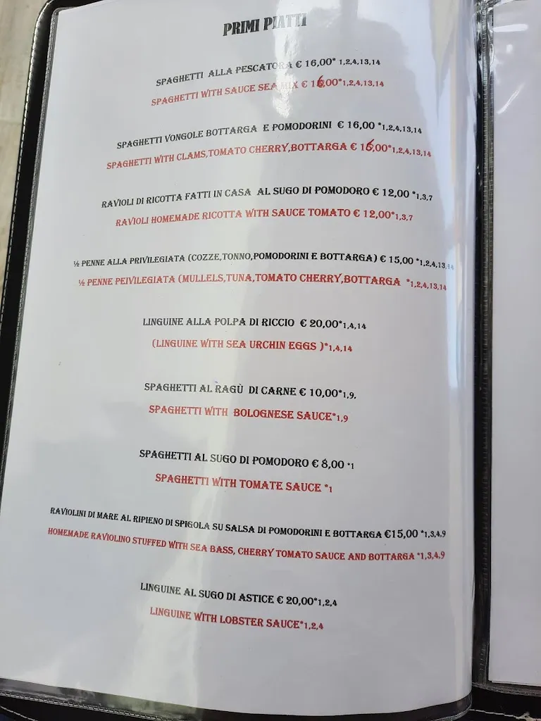 Menu_Ristorante Pizzeria La Privilegiata_Buggerru_image_2