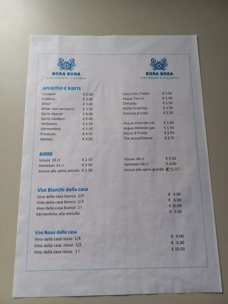 Menu_Bora Bora Pizzeria Ristorante_Buggerru_image_2