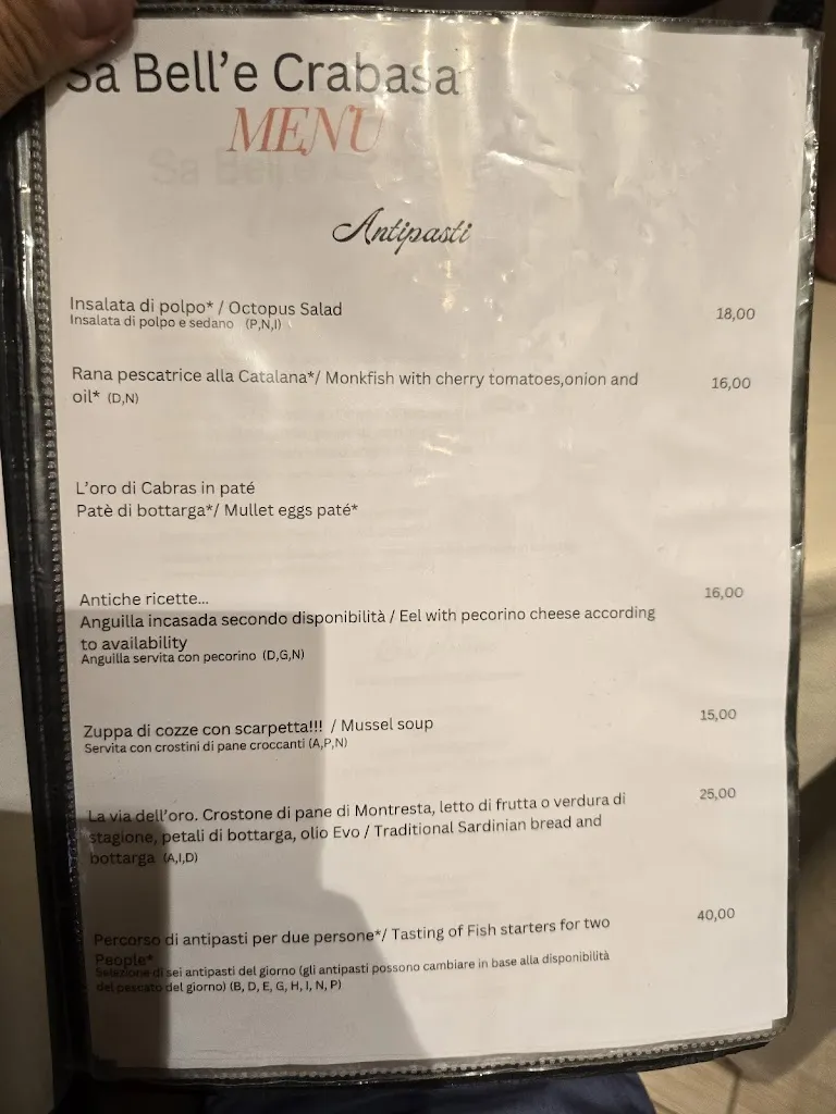 Menu_Osteria Sa Bell'e Crabasa_Cabras_image_3