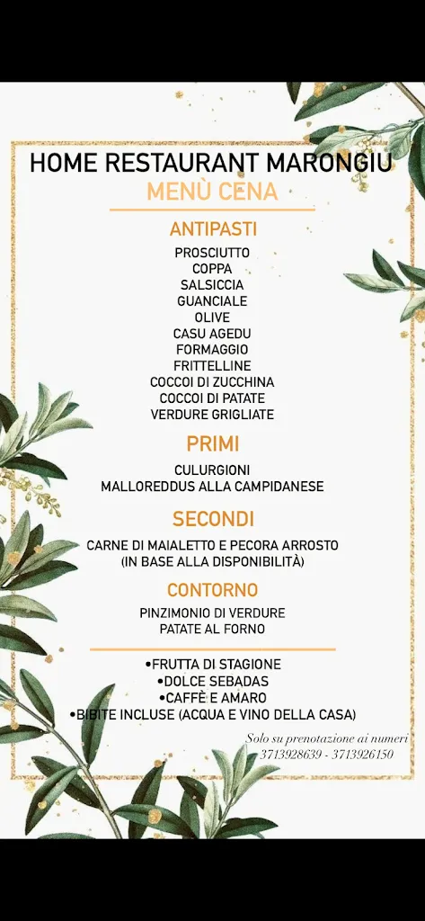 Menu_Home Restaurant Marongiu_Cardedu_image_2