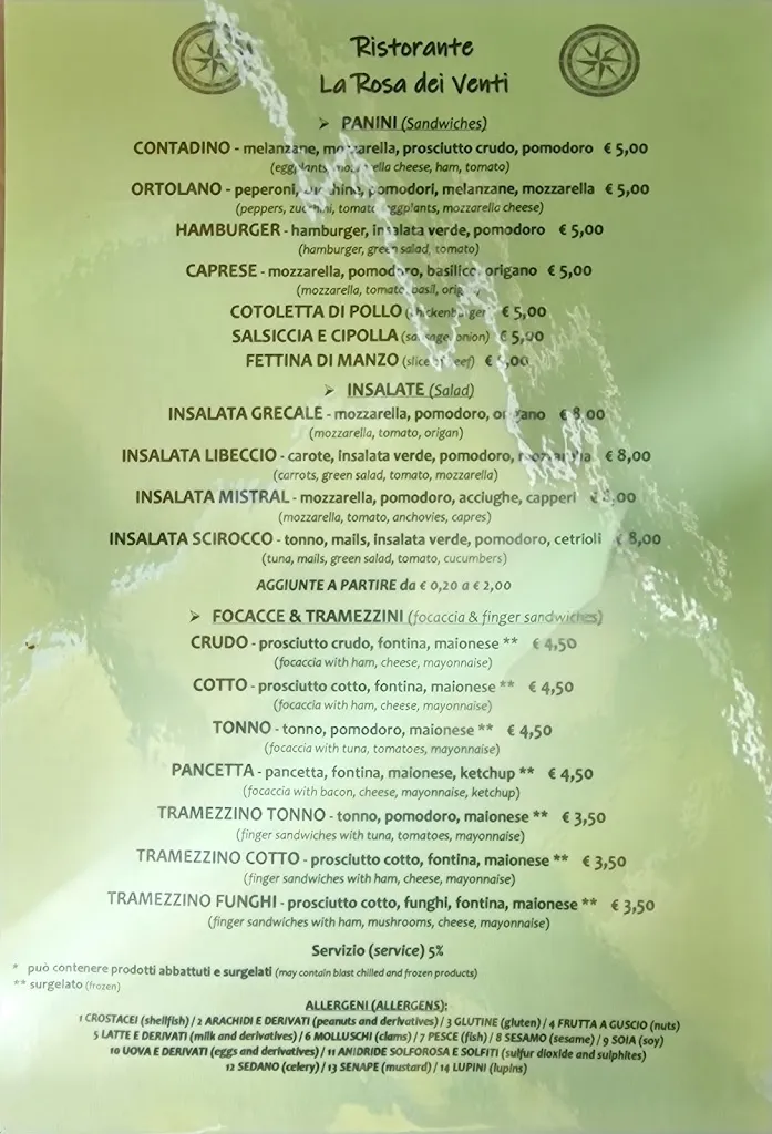Menu_La Rosa dei Venti_Cardedu_image_1
