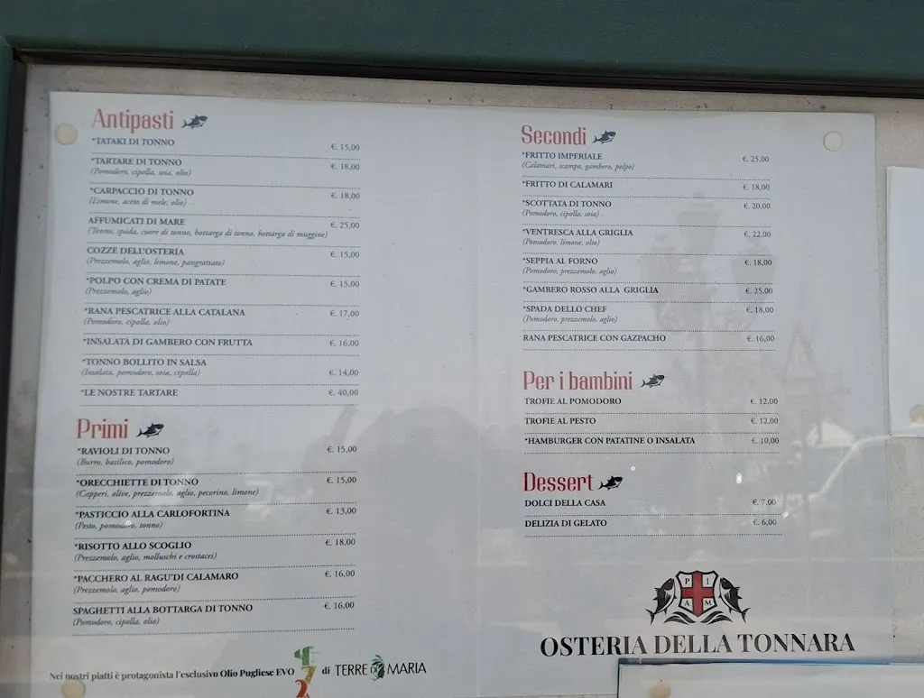 Menu_Osteria della Tonnara_Carloforte_image_3