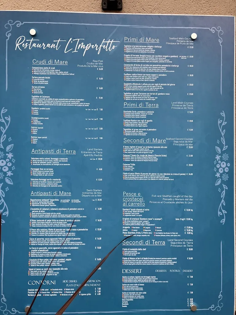 Menu_RISTORANTE L'IMPERFETTO_Castelsardo_image_2