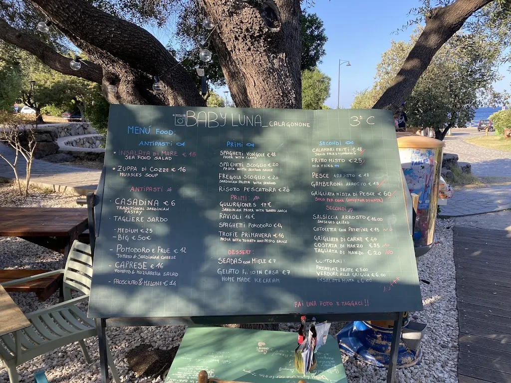 Menu_Baby luna cala gonone_Cala Gonone_image_1