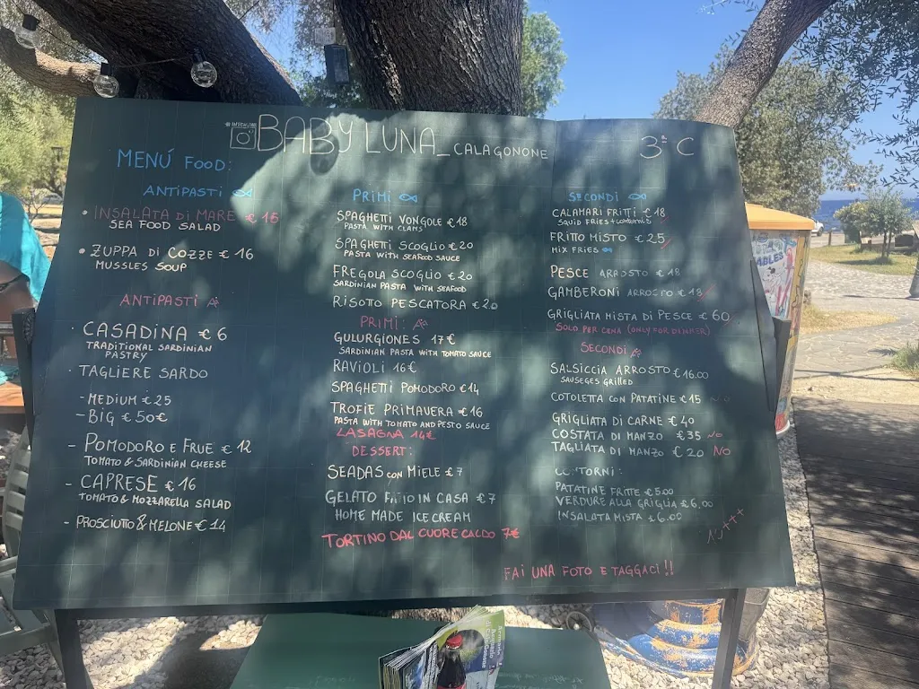 Menu_Baby luna cala gonone_Cala Gonone_image_4