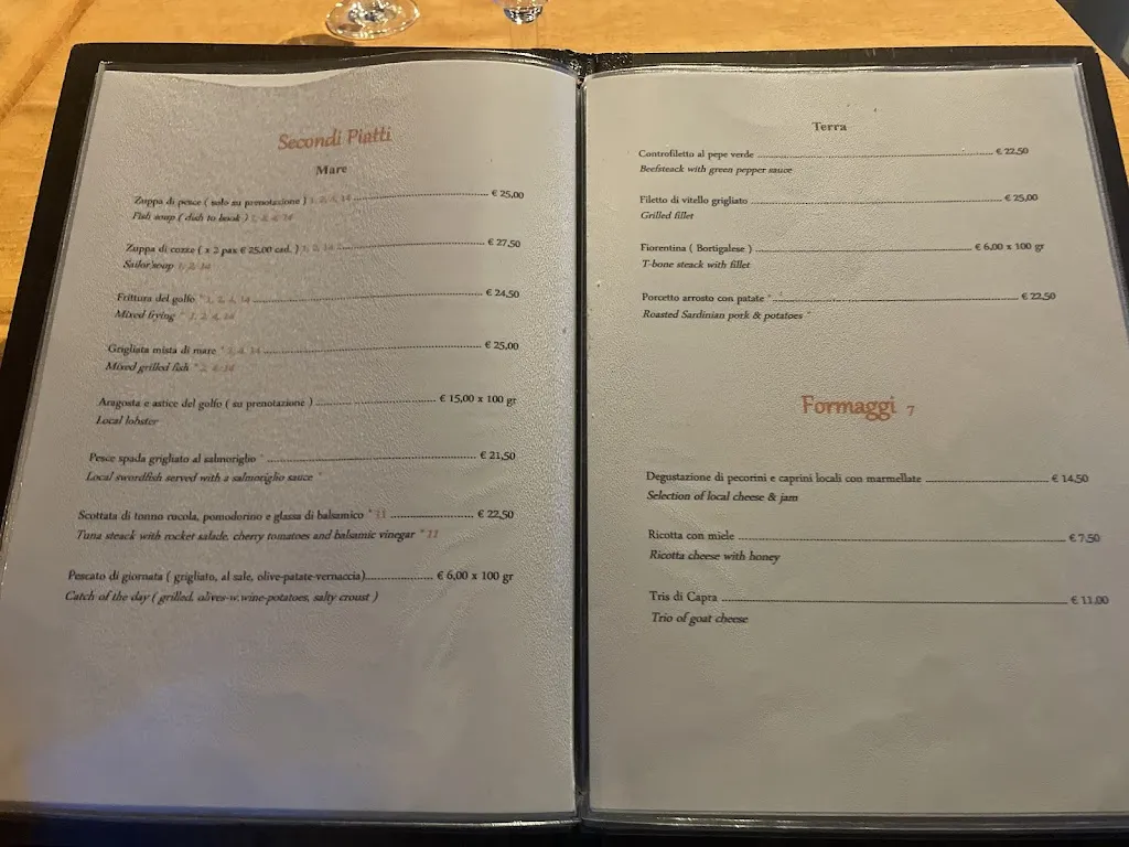 Menu_Ristorante Pizzeria La Poltrona_Cala Gonone_image_3