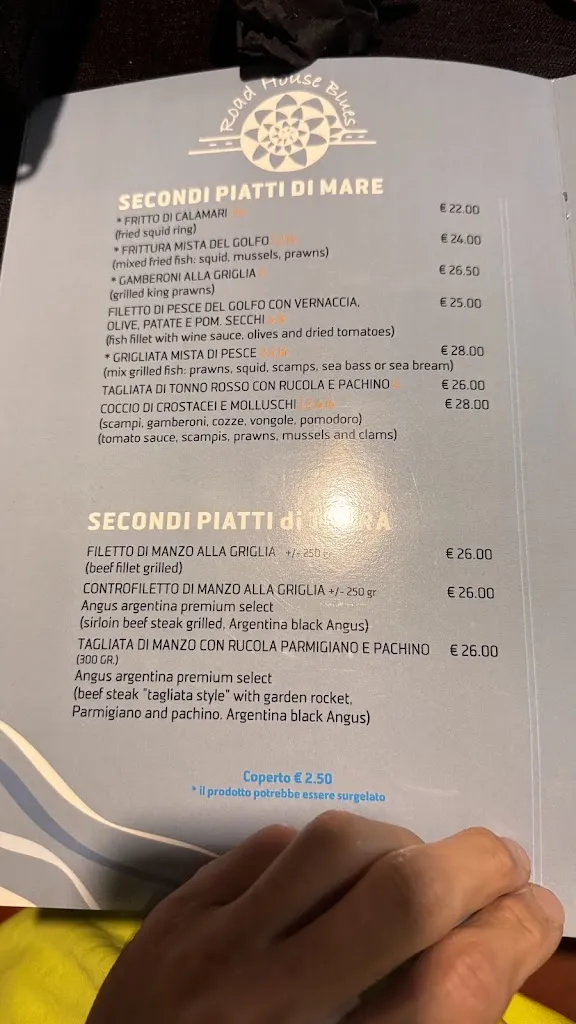Menu_Road House Blues_Cala Gonone_immagine_2