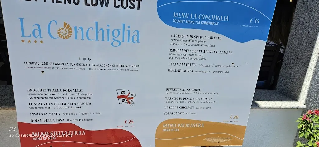Menu_Ristorante Conchiglia_Cala Gonone_image_1