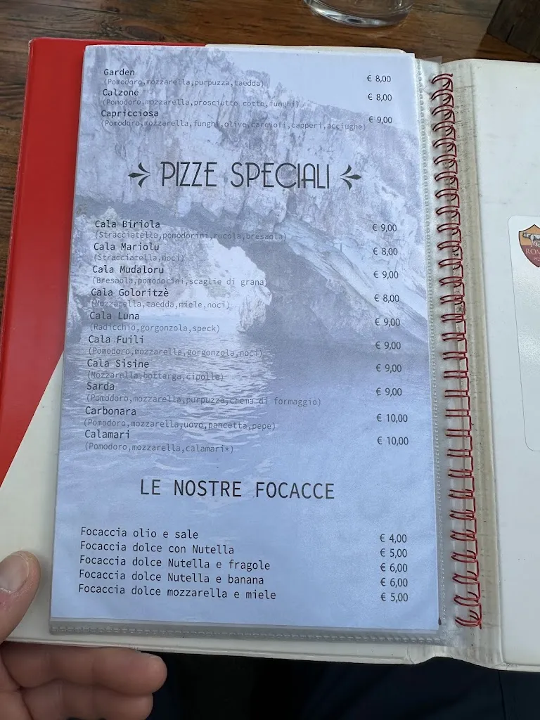 Menu_Garden Bar_Cala Gonone_image_2