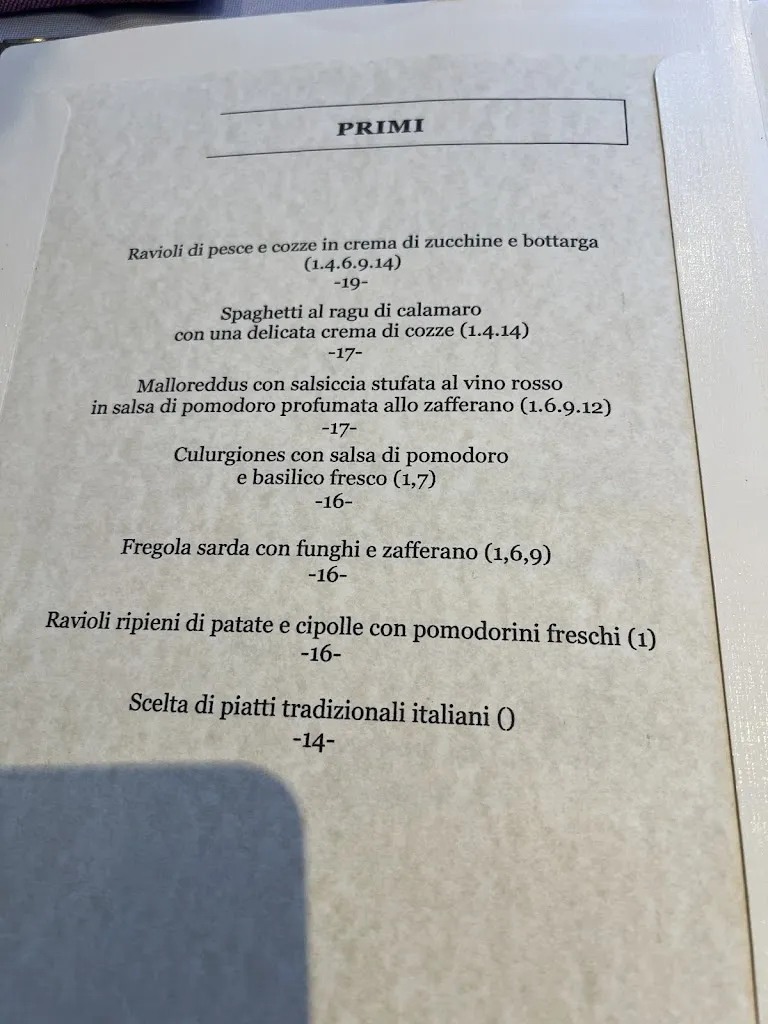 Menu_Ristorante Costa Dorada_Cala Gonone_image_2