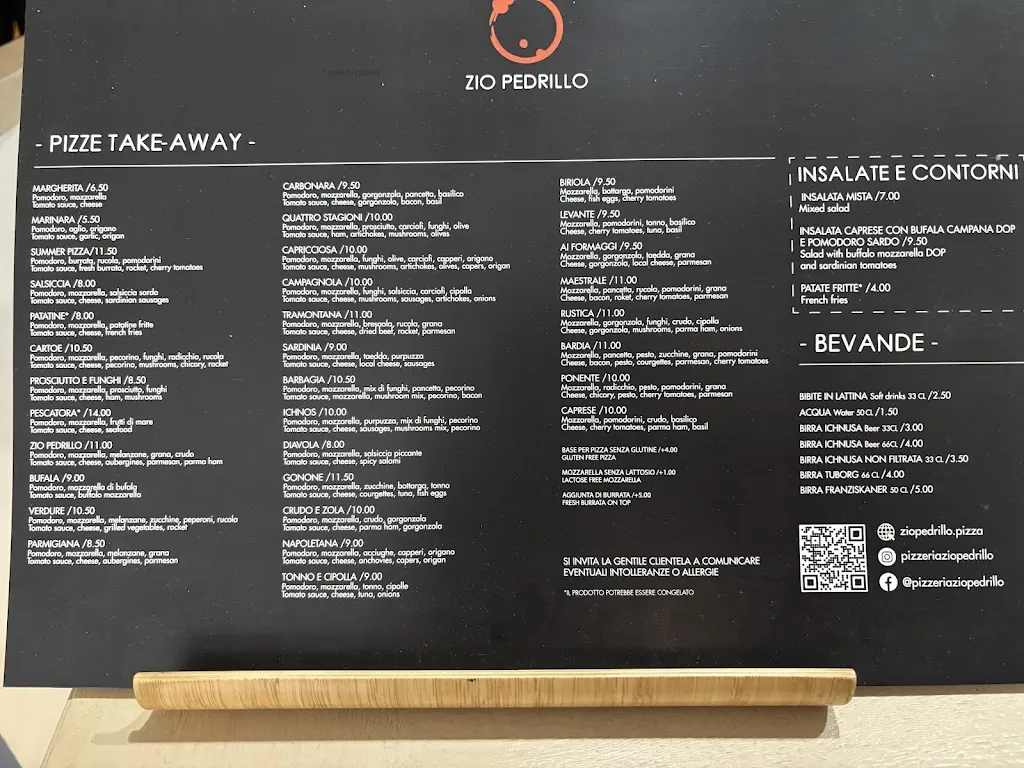 Menu_Pizzeria Zio Pedrillo_Cala Gonone_image_1