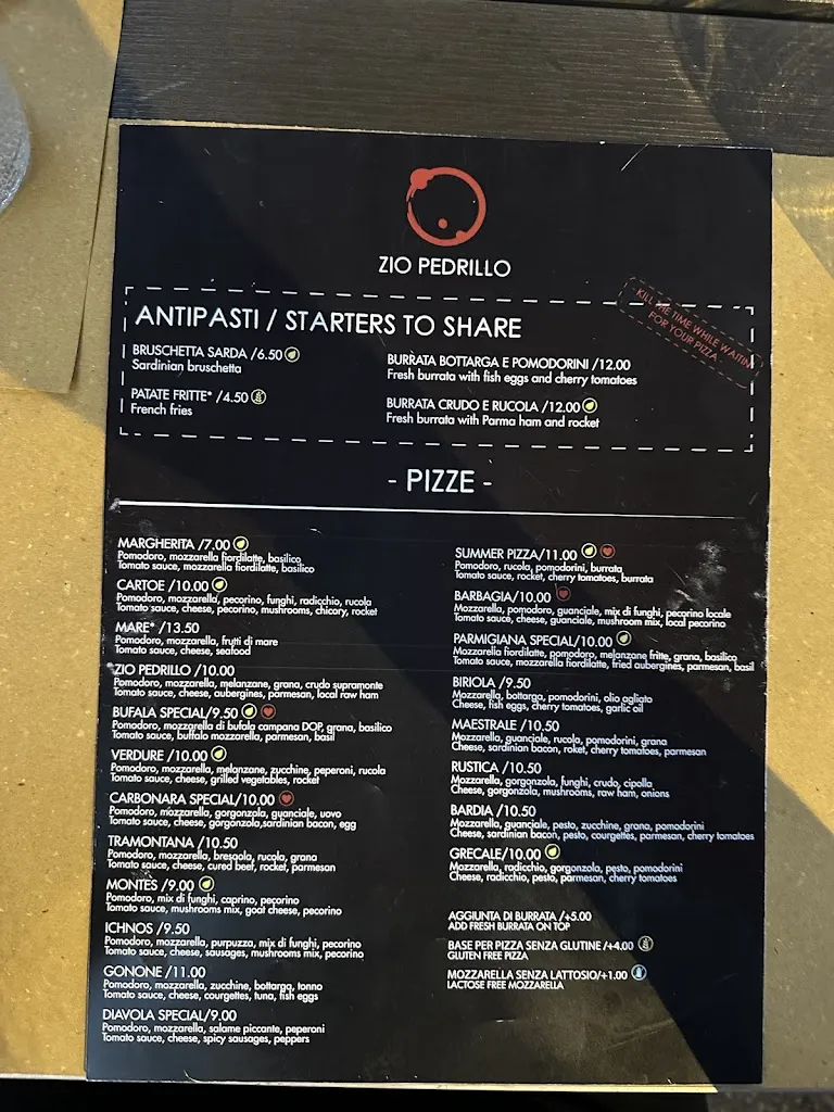 Menu_Pizzeria Zio Pedrillo_Cala Gonone_image_3