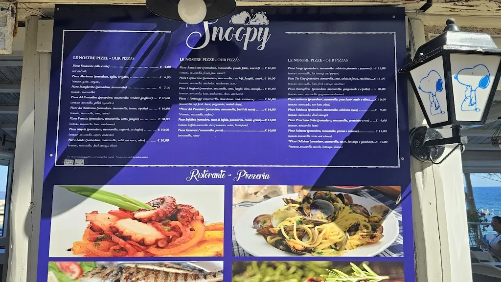 Menu_Ristorante Pizzeria Snoopy_Cala Gonone_image_2