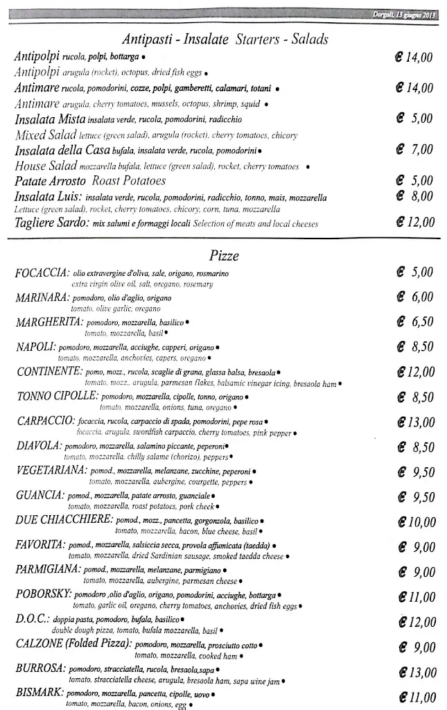 Menu_PIZZERIA DIMITRI Asso di Pizze_Cala Gonone_image_4