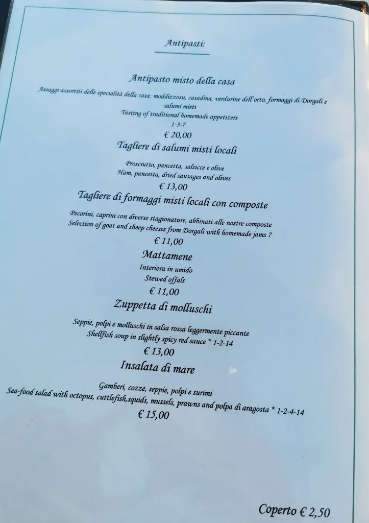 Menu_Hotel Ristorante Sant'Elene_Cala Gonone_image_2