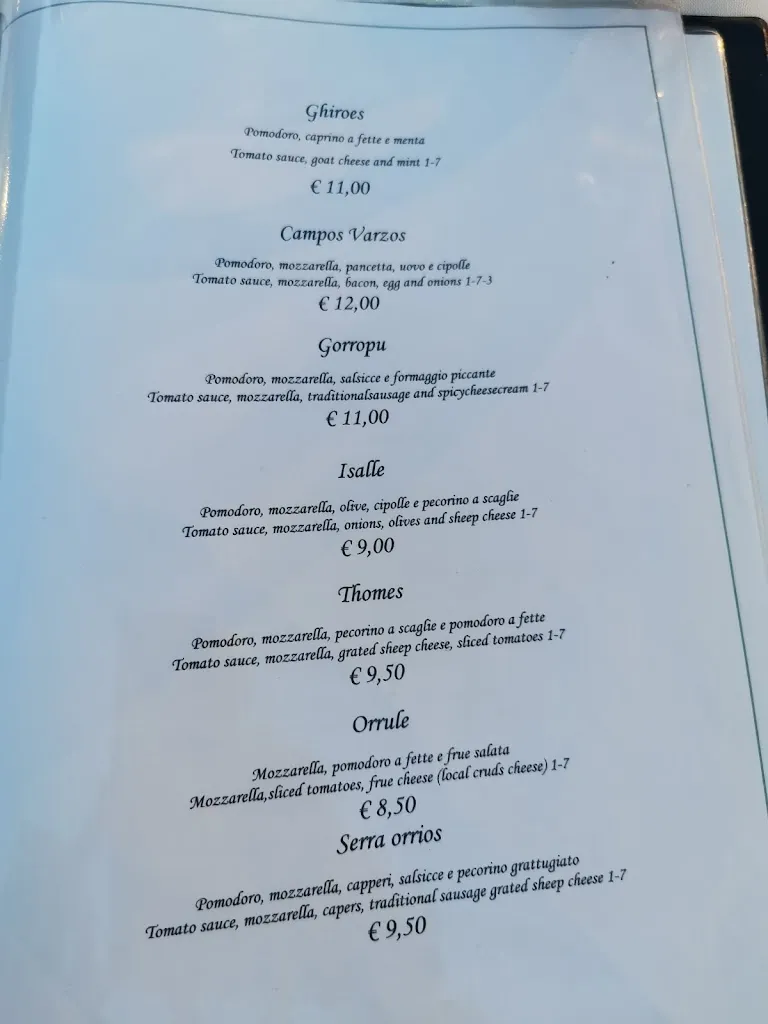 Menu_Hotel Ristorante Sant'Elene_Cala Gonone_image_4