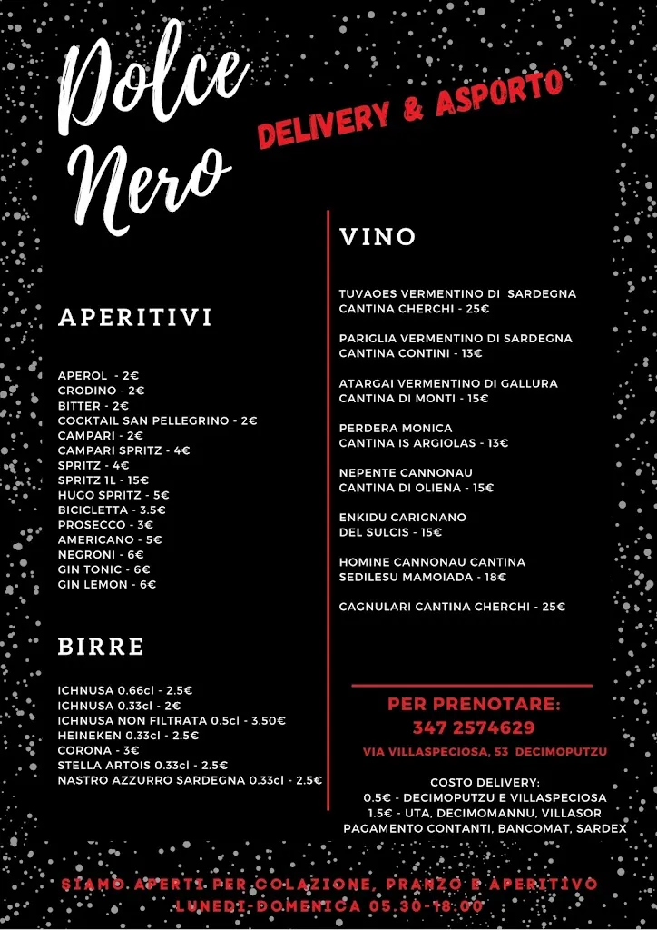 Menu_Dolce Nero Ristorante Pizzeria_Decimoputzu_image_1