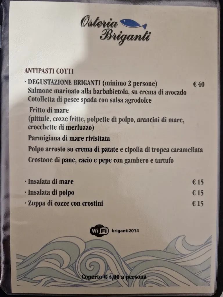 Menu_Osteria Briganti_Gallipoli_immagine_1