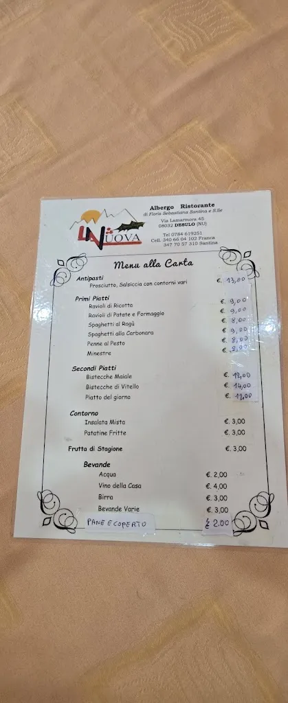 Menu_Bar Ristorante la locanda_Desulo_image_2