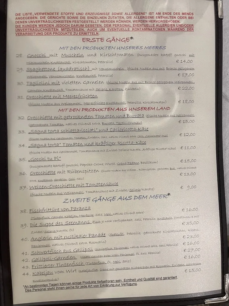 Menu_Le Garibaldine_Gallipoli_image_1