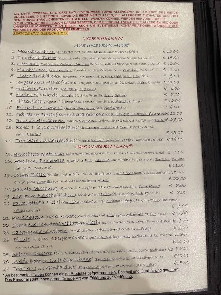 Menu_Le Garibaldine_Gallipoli_image_2