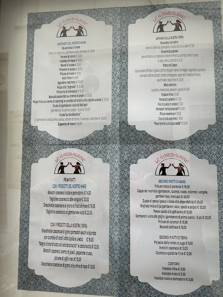 Menu_Le Garibaldine_Gallipoli_image_4