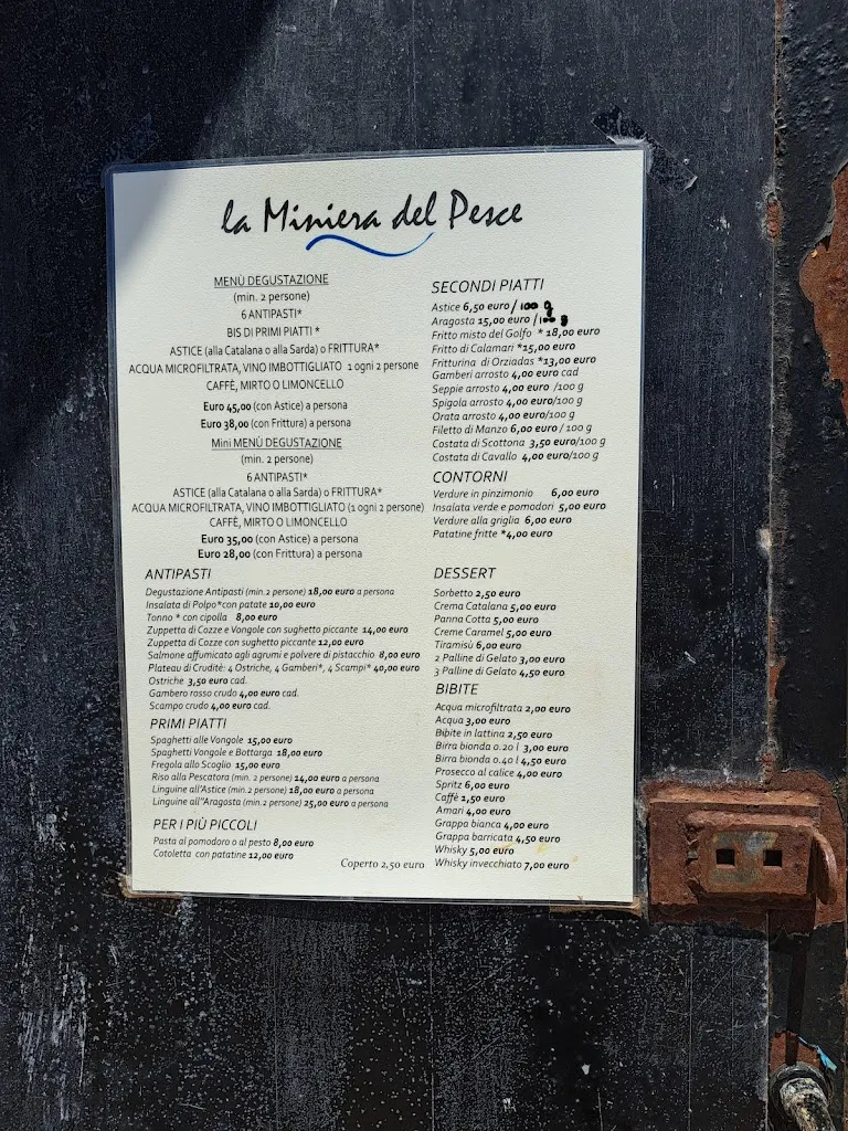 Menu_La miniera del Pesce_Capoterra_image_2