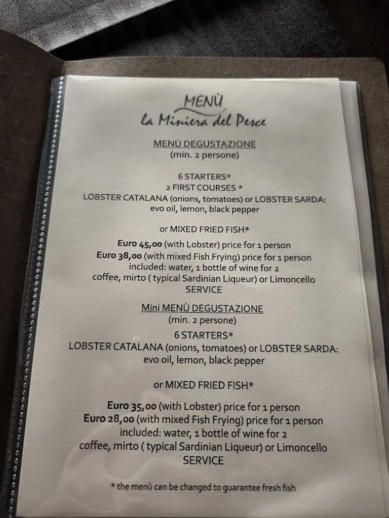 Menu_La miniera del Pesce_Capoterra_image_3