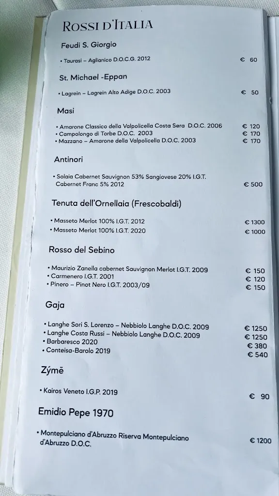 Menu_La Puritate_Gallipoli_image_3