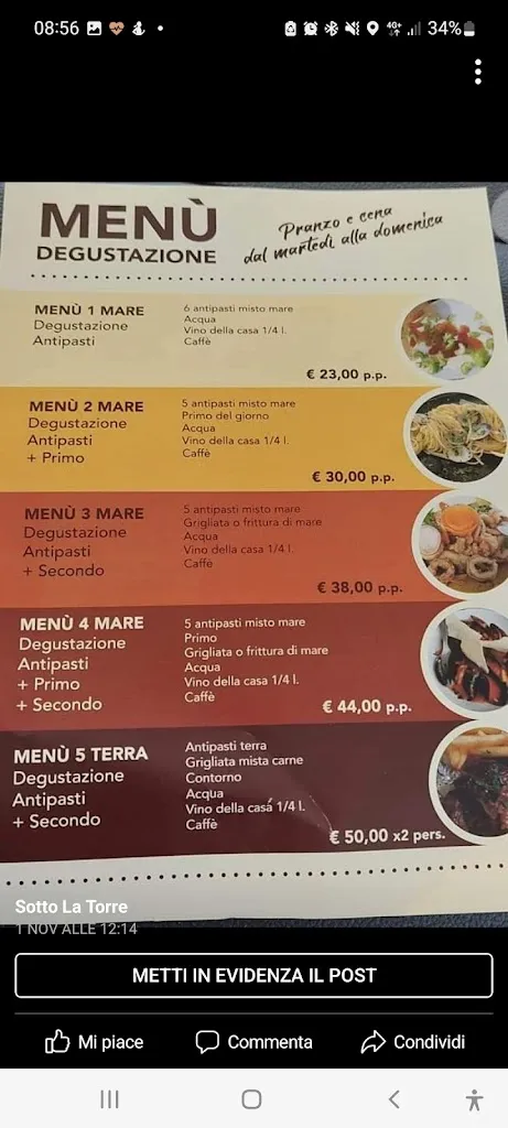 Menu_Ristorante Sotto La Torre_Capoterra_immagine_4